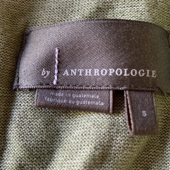 Moss Green Anthro Sweater - Picture 4 of 5